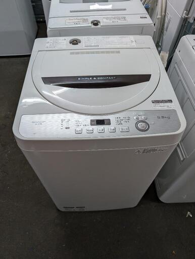 シャープ 全自動電気洗濯機 ES-GE5B‐T