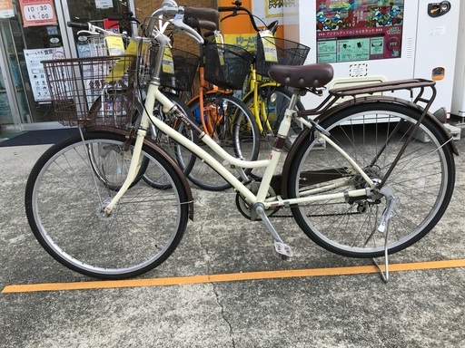 Fiona シティサイクル 26インチ SKG9851 クリーム