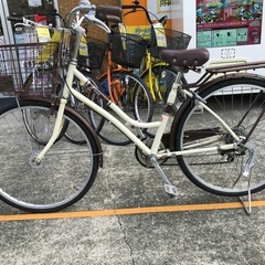 Fiona シティサイクル 26インチ SKG9851 クリーム