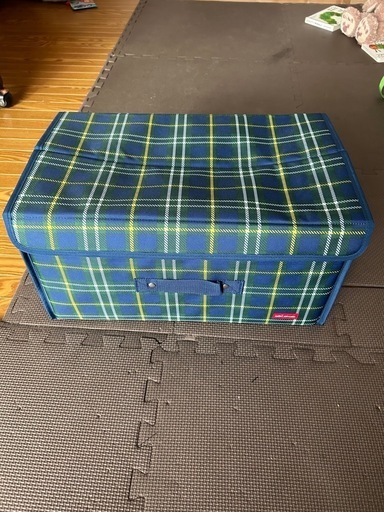 未使用品 ミキハウス ストレージボックス　グリーン 箱 収納ボックス　miki HOUSE