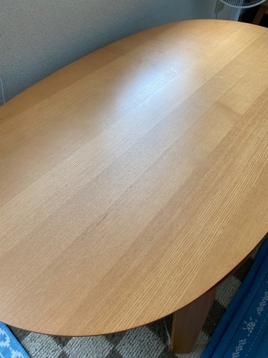 無印良品 楕円こたつ（大） フラットヒーター 134×77 美品✨️ 【定価 