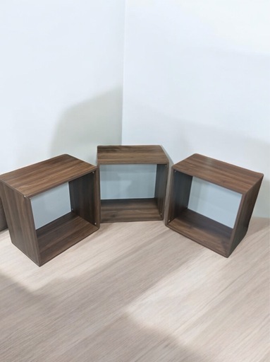 ［F1801］〈美品〉オープンラック　収納棚　3個セット
