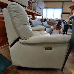 【愛品倶楽部柏店】ヤマダオリジナル 3P電動リクライニングソファ 無段可動リクライニング