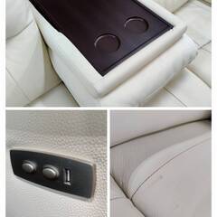 【愛品倶楽部柏店】ヤマダオリジナル 3P電動リクライニングソファ 無段可動リクライニング