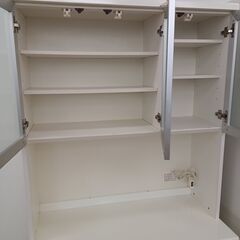 ☆ジモティ割あり☆ ニトリ 食器棚 ホワイト H200×D51×W105 