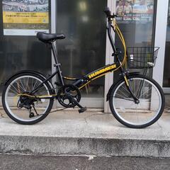 HUMMELノーパンクタイヤ折り畳み自転車❨リユース自転車❩