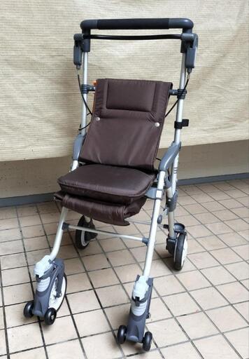 美品★シルバーカー コンパクト マキテック キャリースルーン買い物cs１０