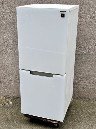 ⑮【税込み】美品 シャープ 152L 2ドア 冷蔵庫 PLAINLY SJ-GD15H ホワイト 2021年製【PayPay使えます】
