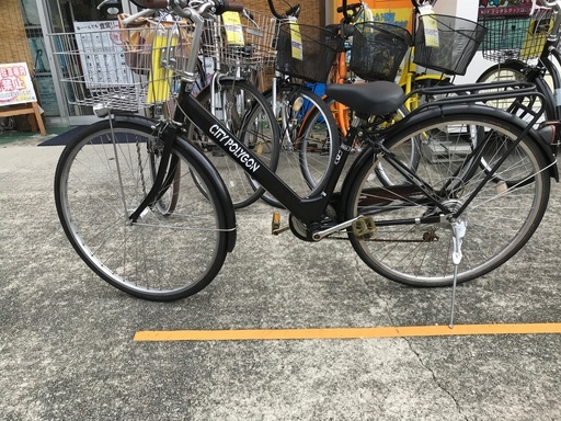 CITYPOL YGON 27インチ自転車 SUC32895 黒