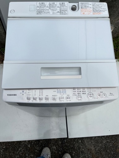 TOSHIBA洗濯機8kg2018年
