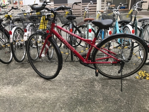VERONIQUE 27インチ自転車 F9101787 赤