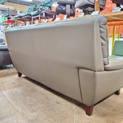 【愛品倶楽部柏店】大塚家具オリジナル取扱い品 3人掛けソファ+オットマン 344シリーズ 本革+合皮