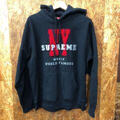 866】パーカー Supreme NY Hooded Sweatahirt サイズM