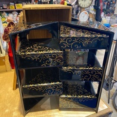 手提げ重箱　金彩入り5重