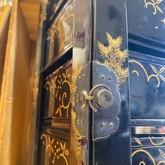 手提げ重箱　金彩入り5重