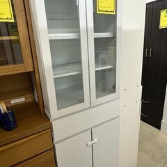 ジモティ来店特価!!! 食器棚 ニトリ ホワイト J-1179 - 食器棚 