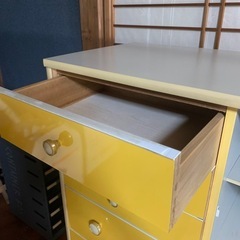 昭和レトロ レトロポップ 木製チェスト 6段タンス 古家具 古道具 ビンテージ 昭和レトロ レトロポップ 木製チェスト 古家具 古道具 ビンテージ