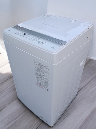 ［F1806］TOSHIBA 2023年製　電気洗濯機　6kg