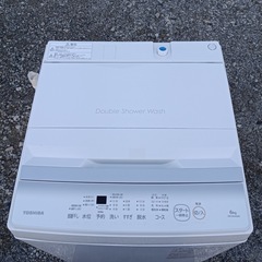 ★［F1806］TOSHIBA 2023年製　電気洗濯機　6kg