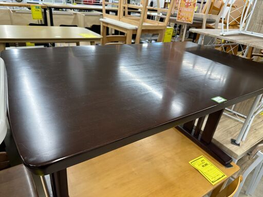 ジモティ来店特価!!　　4人ダイニングセット　ダークブラウン　　J-10164