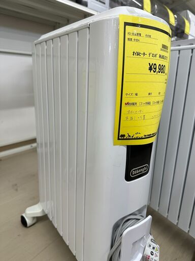 ジモティ来店特価!!　　オイルヒーター　デロンギ　RHJ65L0712　J-10175
