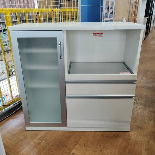 【愛品倶楽部柏店】高橋木工 キッチンカウンター エトワール100 フルオープン