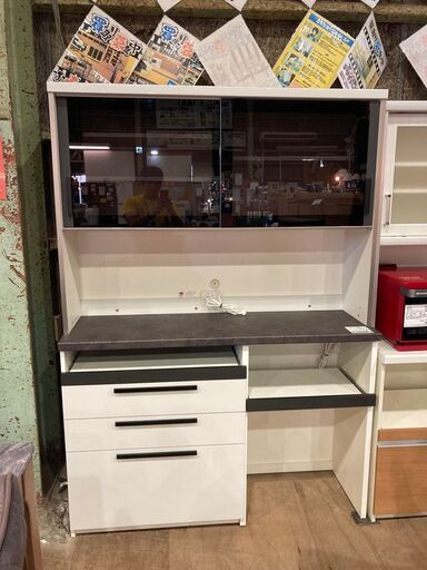 【愛品館 市原店】パモウナ｜スライド扉キッチンボード