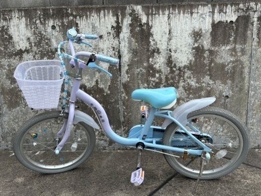 自転車　エルサ　アナ雪　子供用