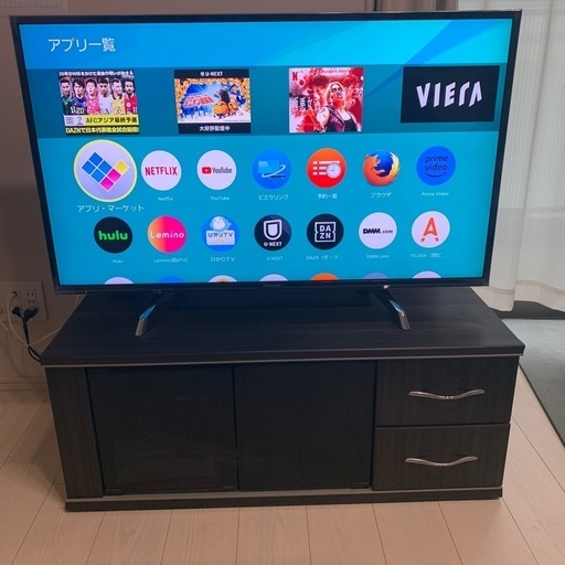 パナソニック43型テレビ＋ソニーレコーダー＋テレビ台