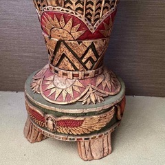 大きなエジプト風の壺 インテリア オブジェ
