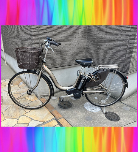 バッテリーほぼ新品！8.9Ah YAMAHA　ヤマハ　パスナチュラ　電動自転車　電動アシスト自転車　10186