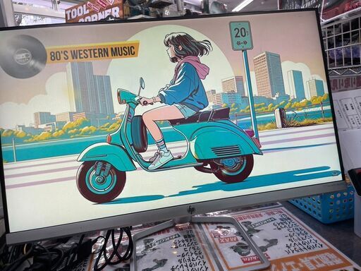 27インチ液晶モニターHP27FW2020年製No.3853※現金、クレジット、スマホ決済対応※