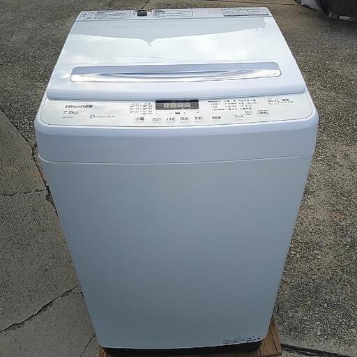 USED【Hisens】全自動洗濯機　2018年製品　7.5kg
