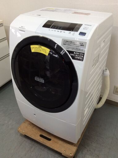 YJT9677【HITACHI/日立 ドラム洗濯機10.0㎏】美品 2019年製 ビッグドラム BD-SG100CL 家電 洗濯 斜め型 左開き