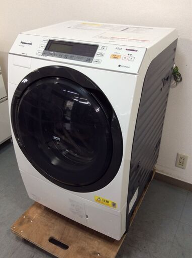 JT9678【Panasonic/パナソニック ドラム洗濯機10.0㎏】2015年製 NA-VX7500L 家電 洗濯 斜め型 左開き