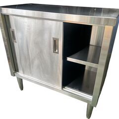 ☆キャビネット作業台 W900xD450xH850mm キャビネット 厨房機器 作業台☆