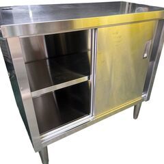 ☆キャビネット作業台 W900xD450xH850mm キャビネット 厨房機器 作業台☆