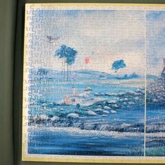 希少 組立品 額付き テンヨー パノラマジグソーパズル クラシックプー 