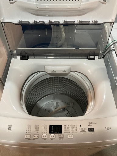 洗濯機　ハイアール　4.5kg 2023年式　JW-U45E 動作確認済み