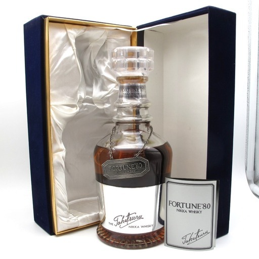 Nikka Whisky (ニッカウヰスキー) ウイスキー フォーチュン'80 FORTUNE ブレンデッドウイスキー 特級 ～89年流通品 760ml 43% 箱あり 冊子あり 古酒 未開栓 店頭引取りのみ 福井やしろ店