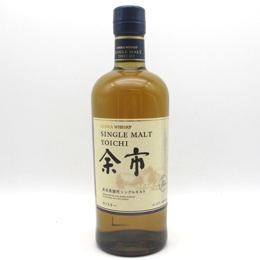 Nikka Whisky (ニッカウヰスキー) ウイスキー 余市 シングルモルト ジャパニーズウイスキー 箱なし 700ml 45% 未開栓 店頭引取りのみ 福井やしろ店