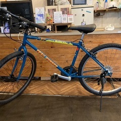 【前後タイヤ・後輪チューブ新品！】3×7速　26インチMTB ターコイズブルー