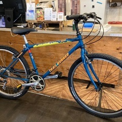 【前後タイヤ・後輪チューブ新品！】3×7速　26インチMTB ターコイズブルー