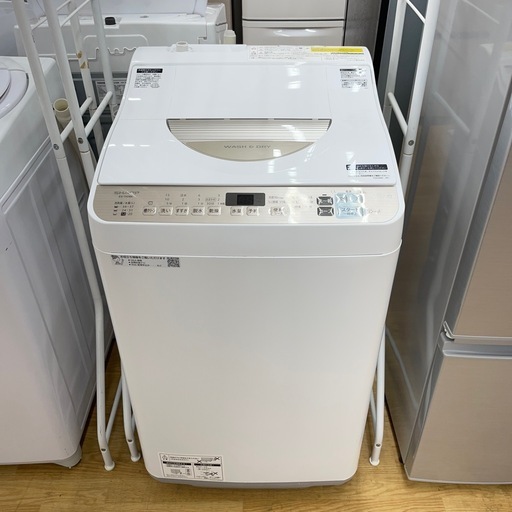 ★ジモティ割あり★   SHARP 20年製　洗濯乾燥機　5.5kg　クリーニング済み SJ7477