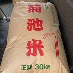 一旦終了 新米R6年熊本菊池米30kg