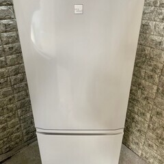 大阪送料無料★3か月保障付き★冷蔵庫★2020年★三菱★2ドア★MR-P15EE-KW1★R-695