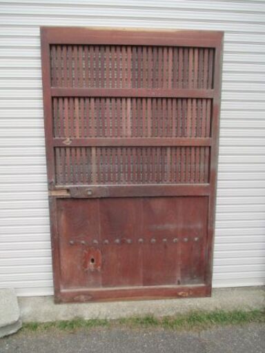 時代蔵戸 総欅 解体に伴う外し 蔵戸 時代建具　店舗用