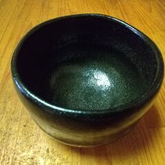 抹茶茶碗　銘「楽」　新品未使用