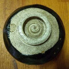 抹茶茶碗　銘「楽」　新品未使用