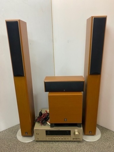 YAMAHA ヤマハ 3.1ch ホームシアターシステム アンプ DSP-AX463 NS-125F ×2 センタースピーカー NS-C125  サブウーファー　YST-SW010